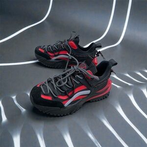 Javi Dominance Men’s Sneakers Black/Red Size 9.5 Like New